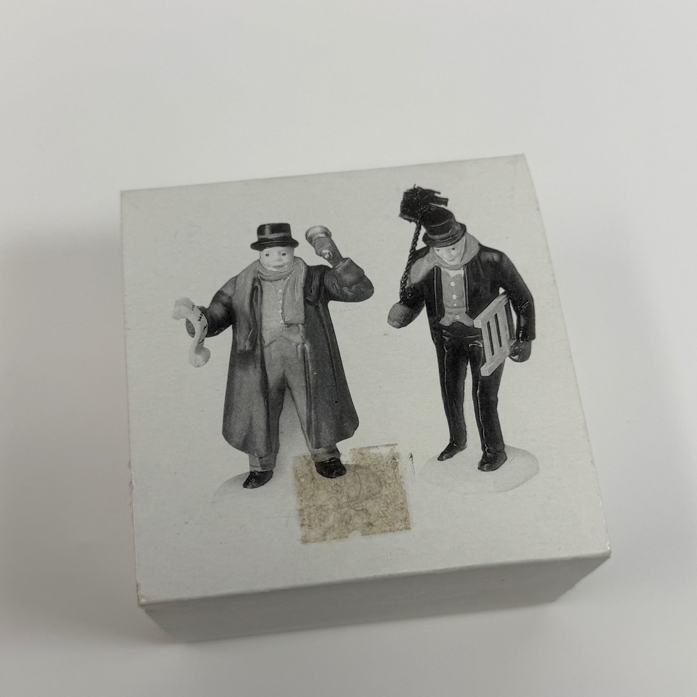 Department 56 Heritage Village Collection Town Crier Chimney Sweep Set of 2